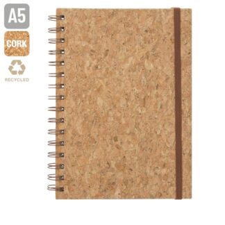 Cuaderno corcho natural a5