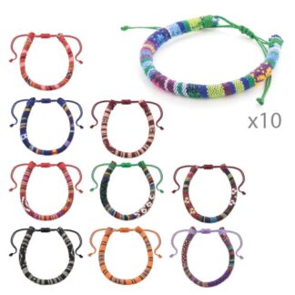 Set 10 pulseras "friendship"