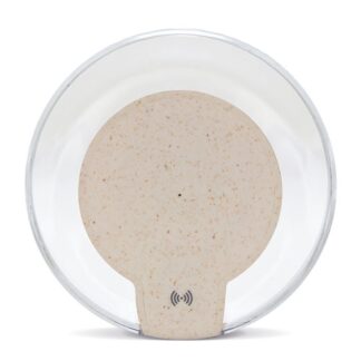 Cargador inalambrico metra fibra de trigo