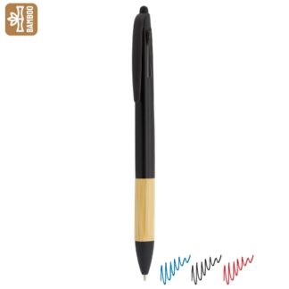 Caneta punteiro 3 cores bambÚ "irvin"