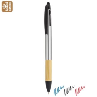 Caneta punteiro 3 cores bambÚ "irvin"