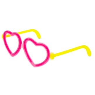 Oculos de neon "luv"
