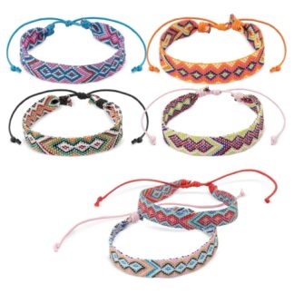Pulseiras "hippy" (pack de 6)