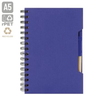 Cuaderno a5 con boligrafo eco "green life"