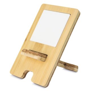 Suporte de bambu, cortiÇa e cerÂmica sublimaÇÃo “souvenir”