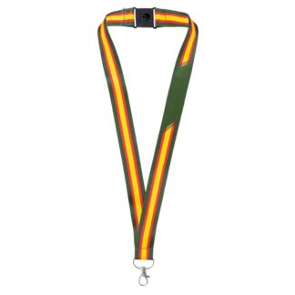 Lanyard bandera ancha "policia"