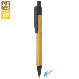 Boligrafo de bambu y fibra de trigo "terry"