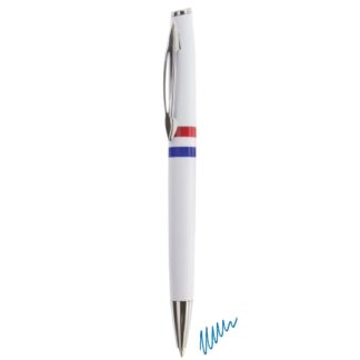 Boligrafo metal/plastico bandera francia "aysen"