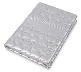 Notebook corazon plata