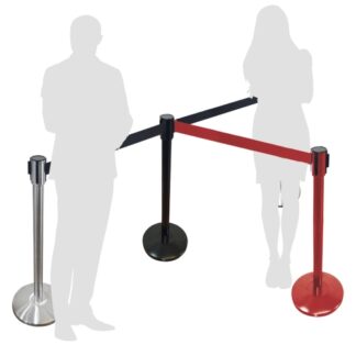 Postes separadores cinta retractil "divison"