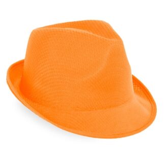 Sombrero premium naranja-fluor