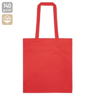 Bolsa de asa roja algodon "kelso"