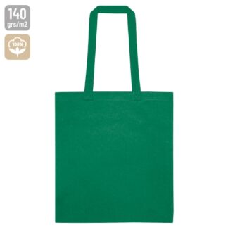 Bolsa de asa verde algodon "kelso"