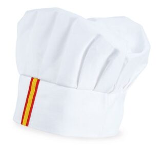 Gorro cocinero bandera blanco "roncer"