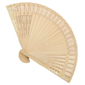 Abanico calado madera "sumira"