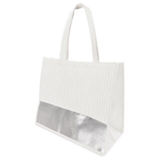 Bolsa “lafayette” branco/prata