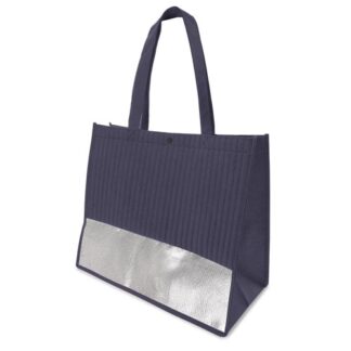 Bolsa “lafayette” marinho/prata