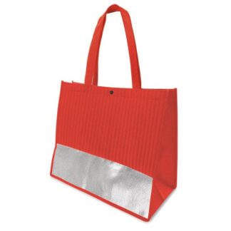 Bolsa “lafayette” vermelho-prata