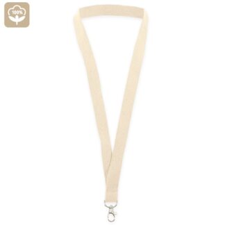 Lanyard organic cotton "pima"